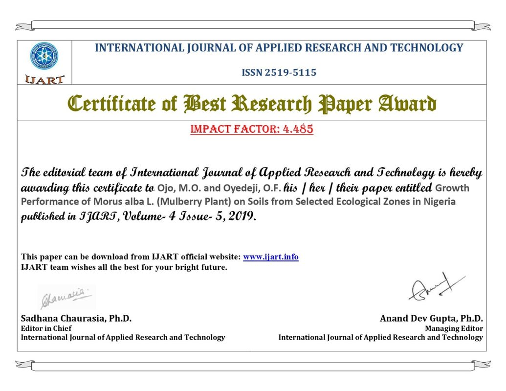 BEST RESEARCH PAPER AWARD