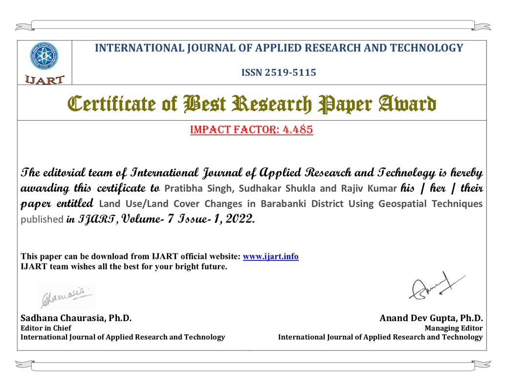 BEST RESEARCH PAPER AWARD