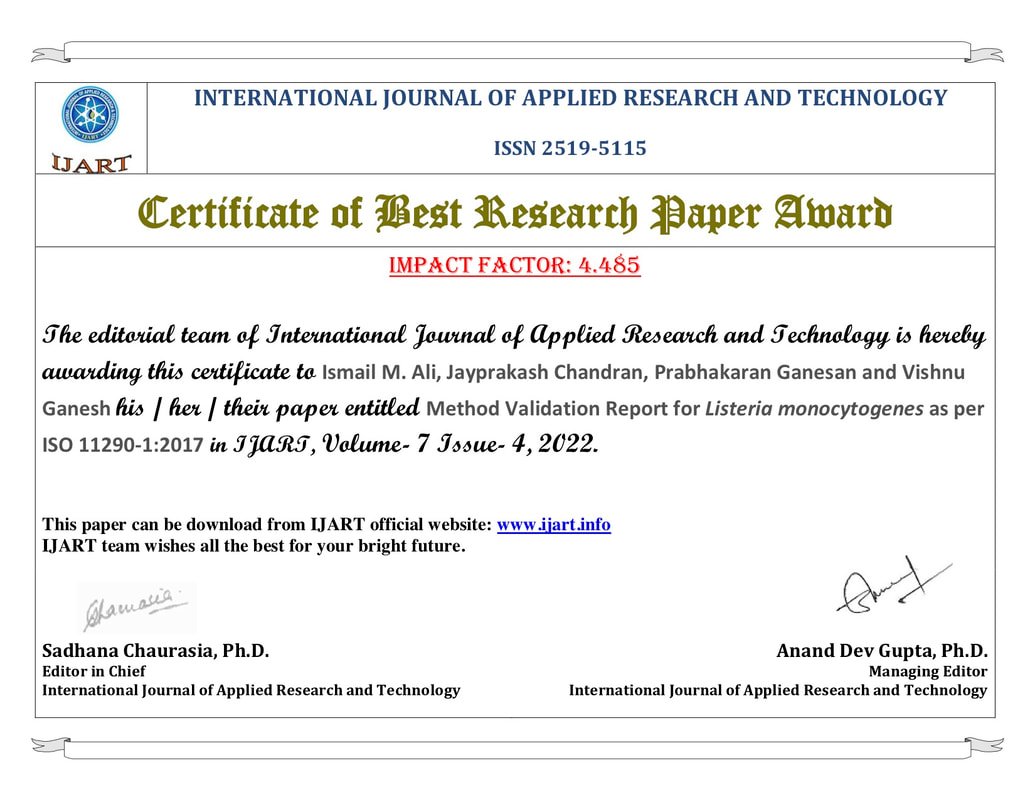 BEST RESEARCH PAPER AWARD