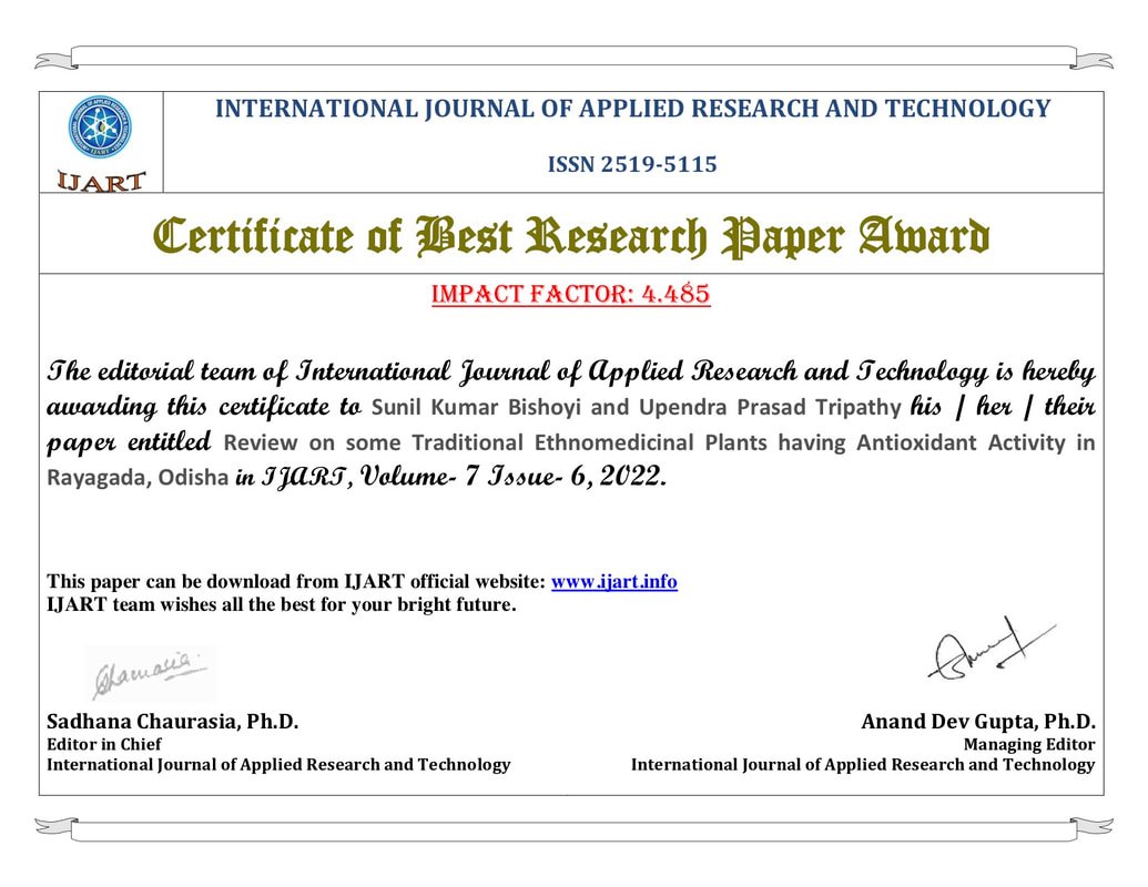 BEST RESEARCH PAPER AWARD
