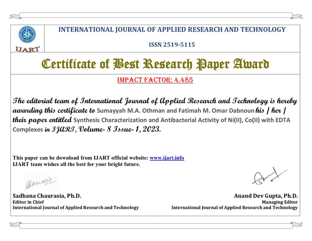 BEST RESEARCH PAPER AWARD
